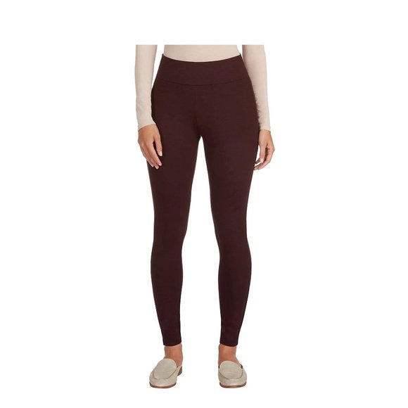 NWT Matty M Women's High Rise Slub Jegging Dark Wine Size Large $40 9HL152 - Picture 1 of 3